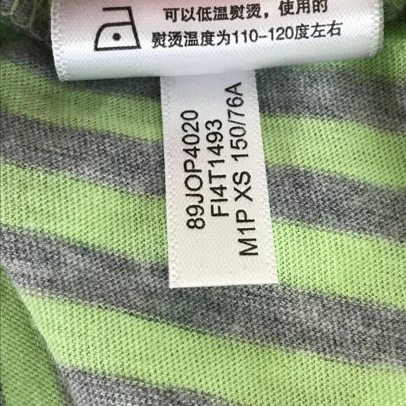 Calvin Klein Performance Open Back Striped Tee Women’s XS Quick Dry Pima Cotton - Picture 12 of 12